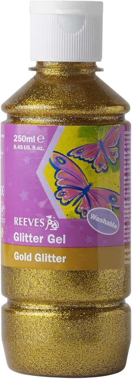 Reeves Glitter Paint - Gold Glitter