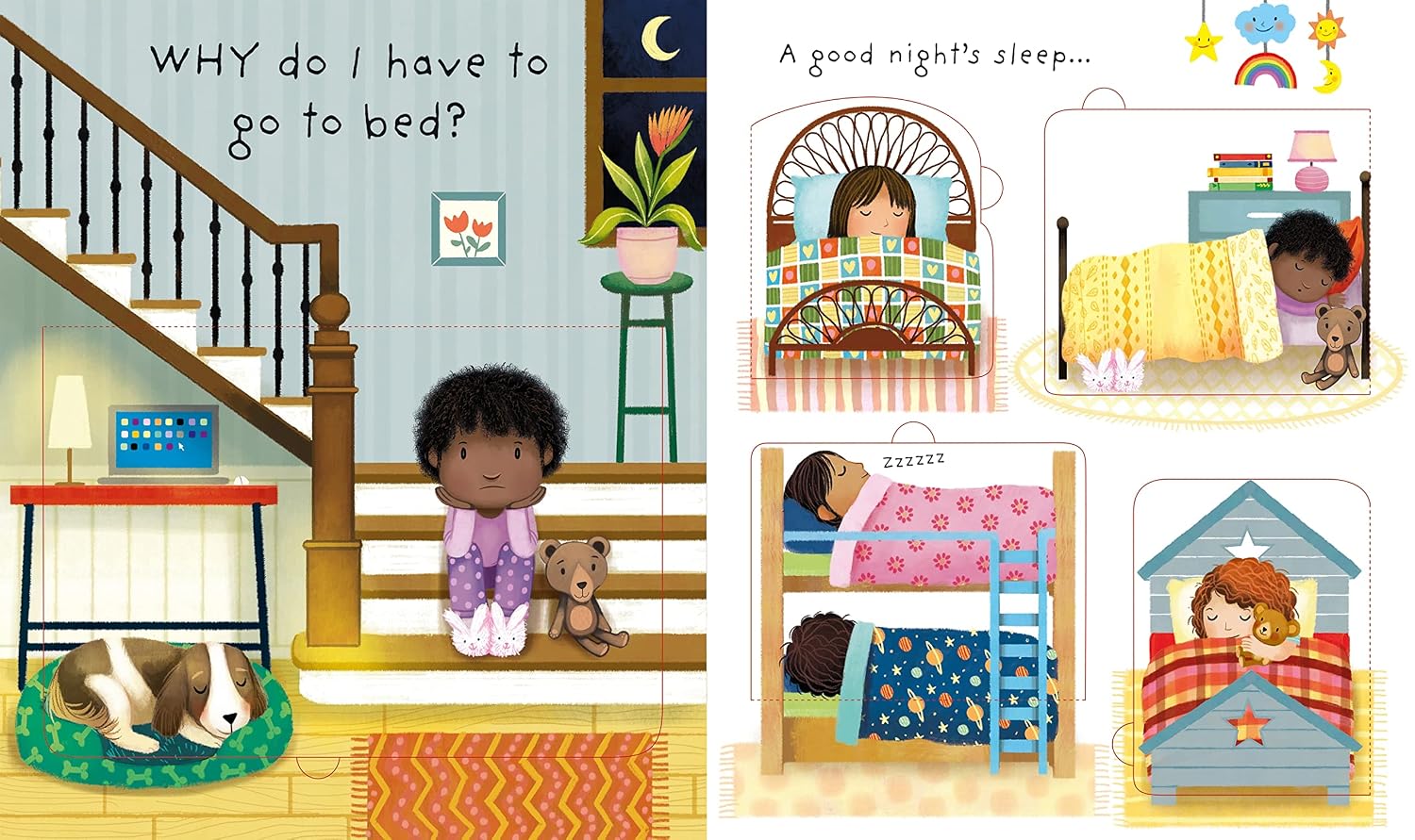 Usborne Lift The Flap: Very First Questions and Answers - Why Do I Have To go To Bed?