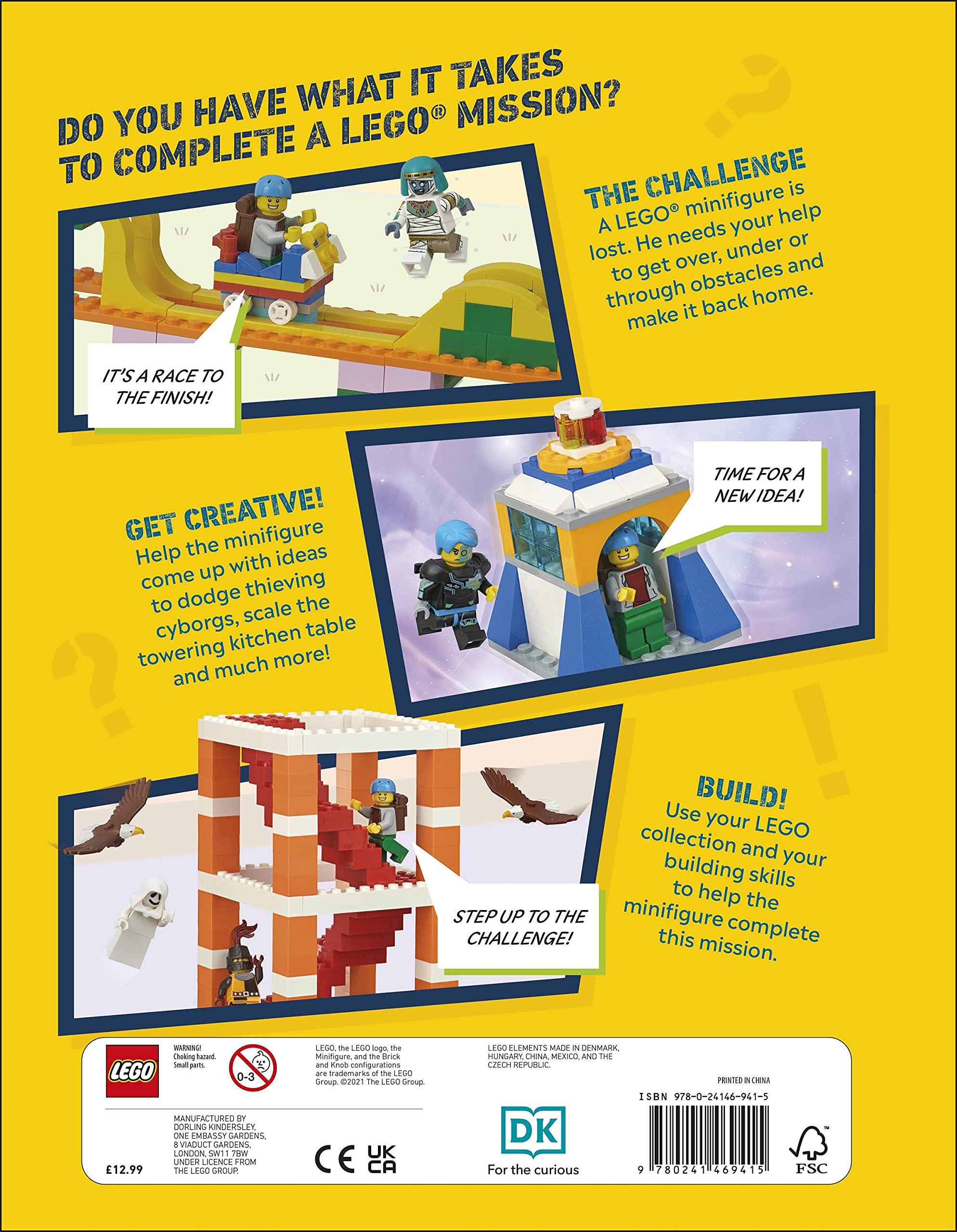 DK Lego - Minifigure Mission - Build Your Way Back Home! (Includes Minifigure & Accessories) - Spectrawide Bookstore