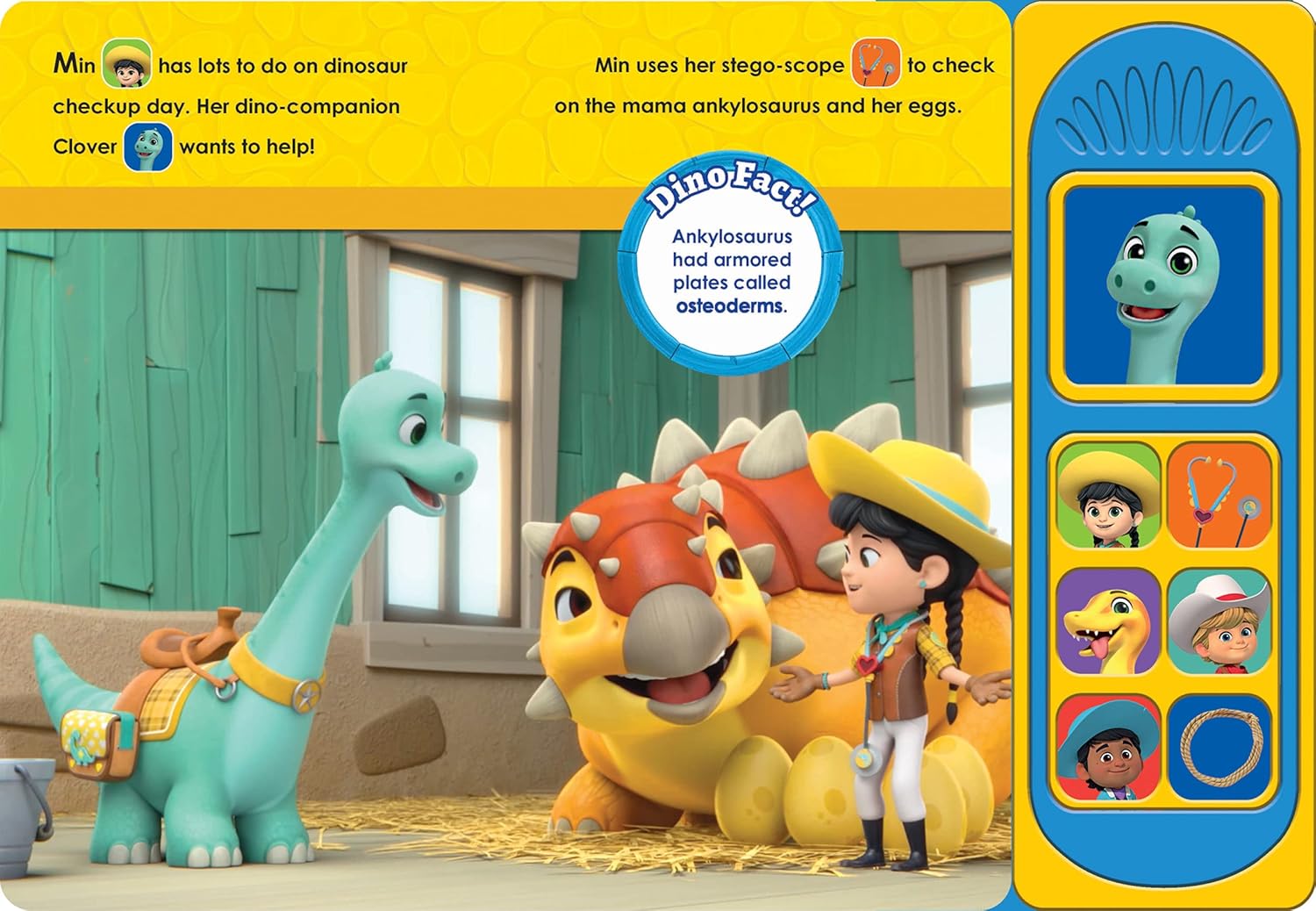 Dino Ranch - مغامرة الديناصورات! كتاب صوتي بسبعة أزرار