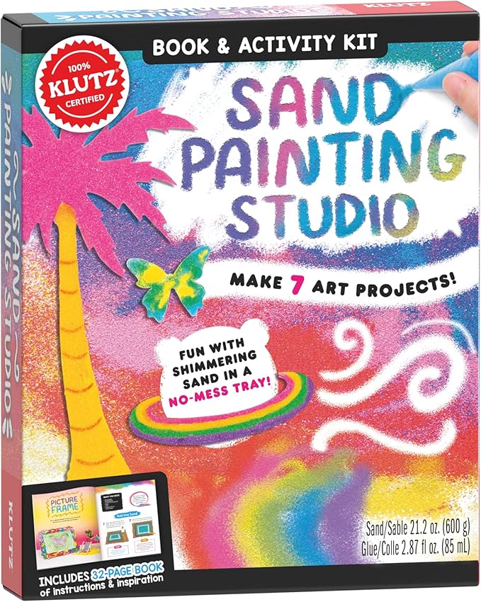 Klutz: Sand Painting Studio - Make 7 Art Project - Book & Activity Kit