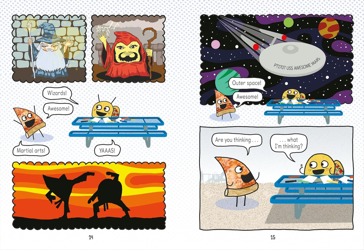 Pizza and Taco Graphic Novel #03: Super-Awesome Comic!