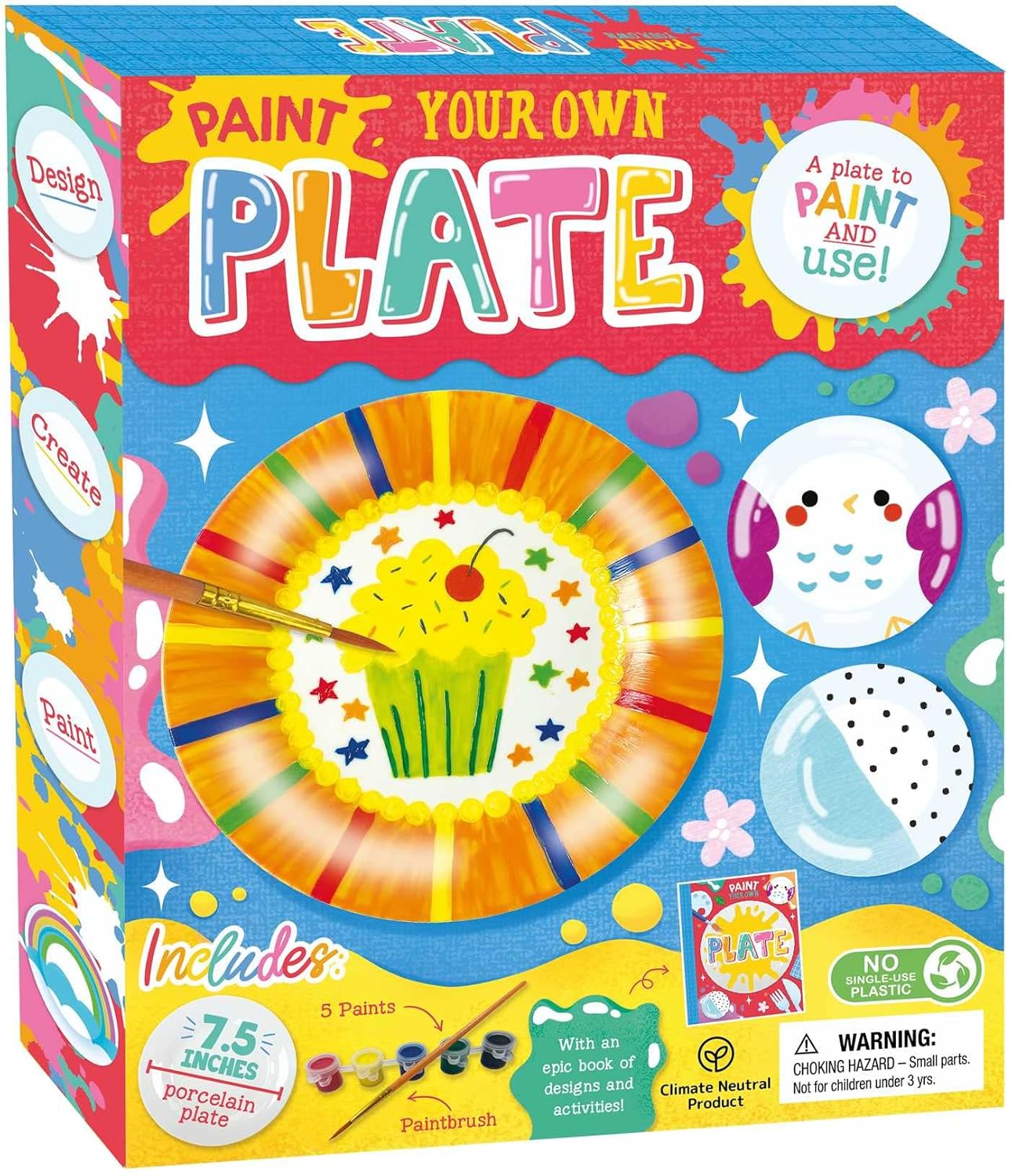 Paint Your Own Plate: Craft Creation For Children - اطْلِ طَبَقَكَ الخَاص: إبداعات فنية للأطفال