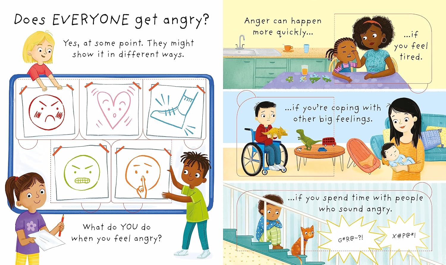 Usborne Lift The Flap: Very First Questions and Answers - Why do I (sometimes) feel angry?