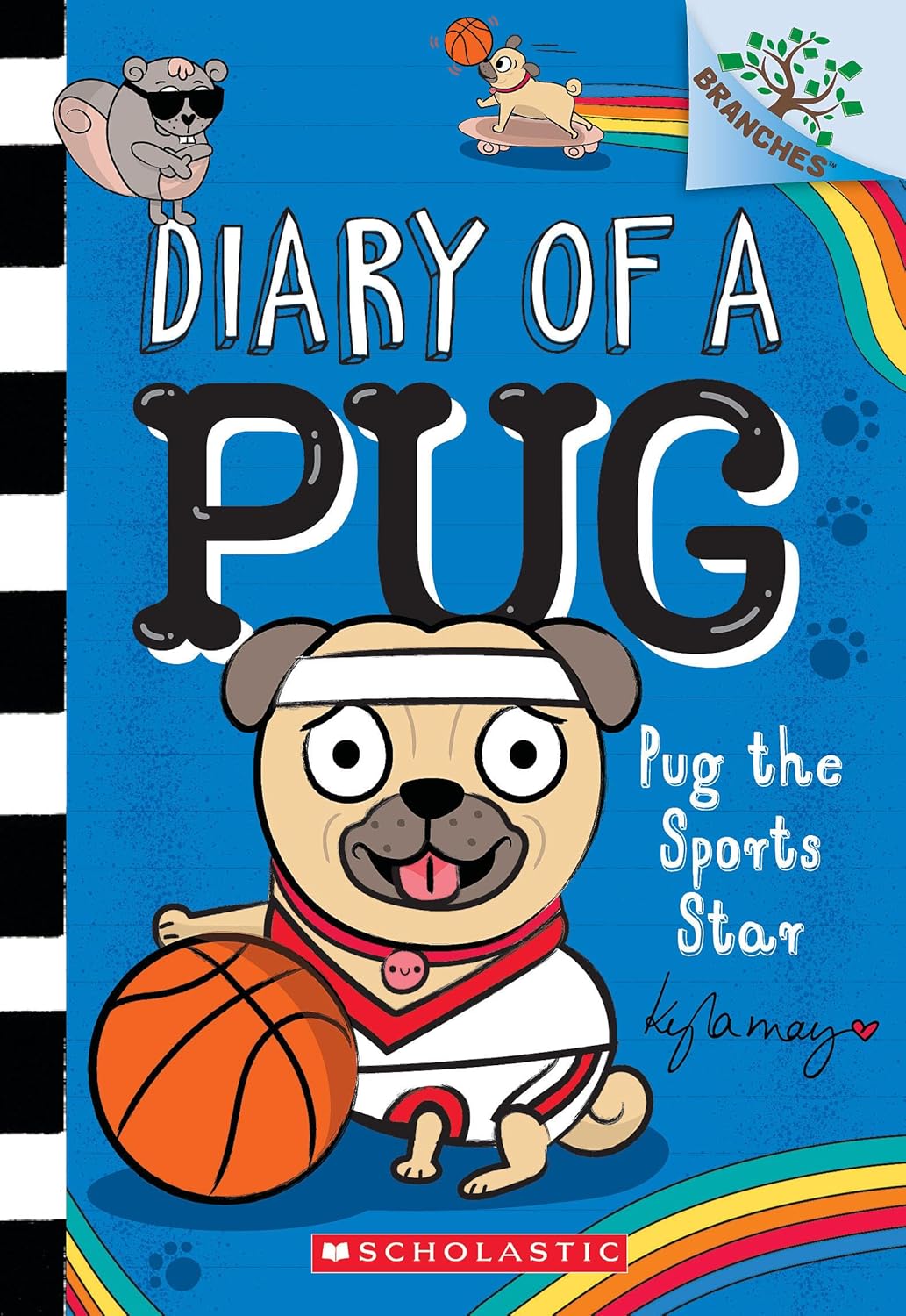 Diary of Pug #11 - Pug the Sports Star - A Branches Book Color - مذكرات كلب البج #11 - بَج النجم الرياضي - كتاب فروع ملون