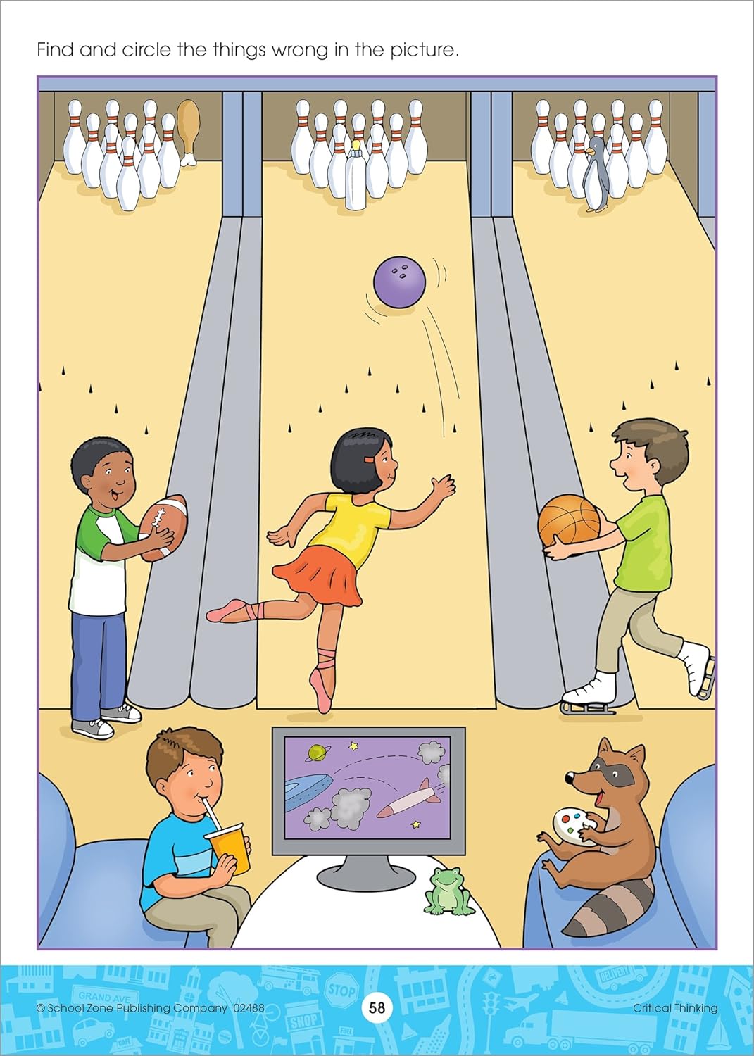School Zone: Explore The City - Workbook Age 5-6