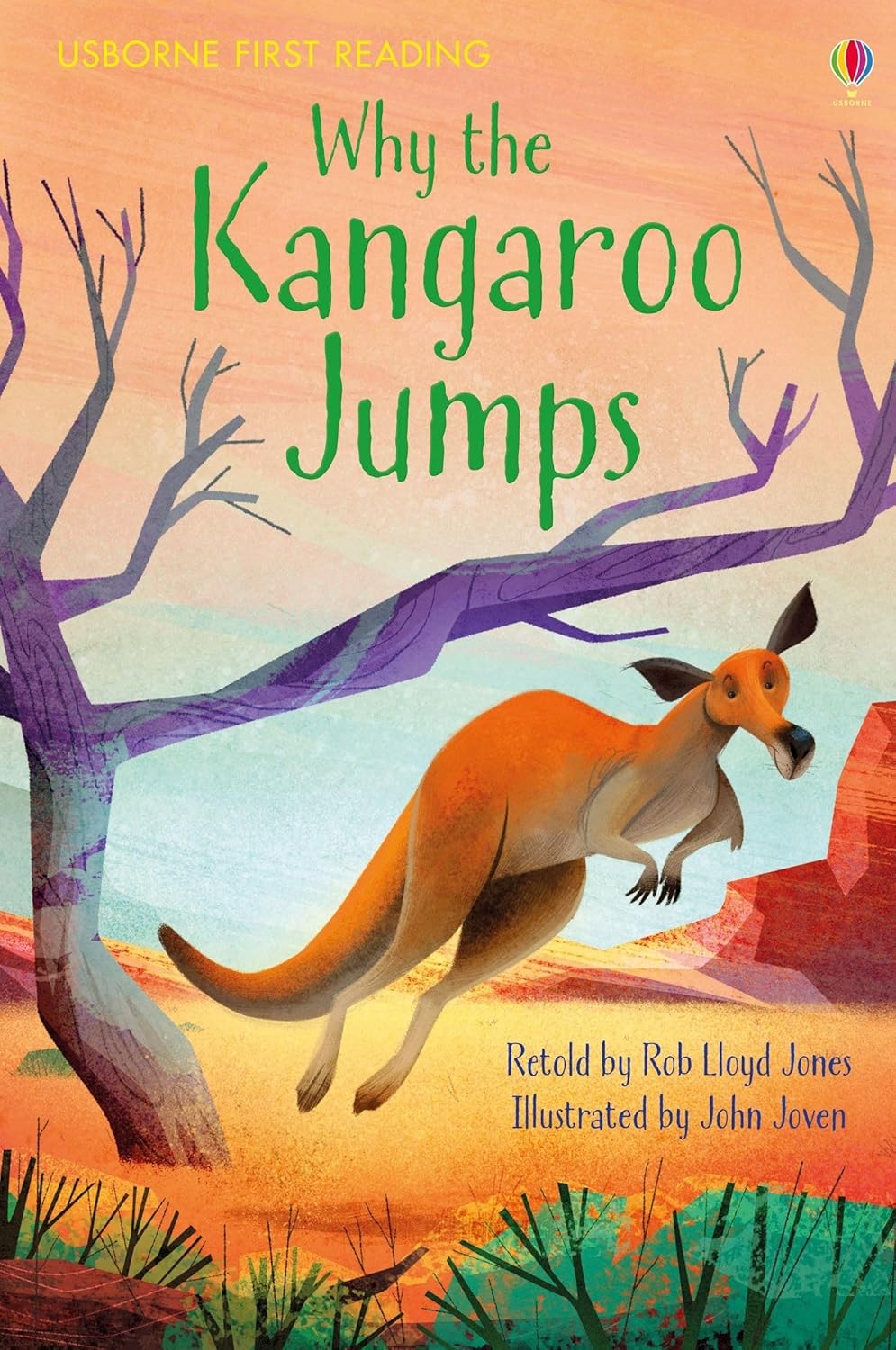 Usborne First Reading - Why the Kangaroo Jumps - قراءات أوزبورن الأولى - لماذا يقفز الكنغر