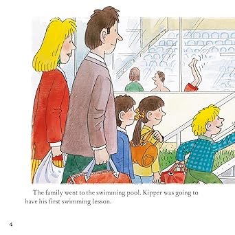 First Experiences with Biff, Chip And Kipper: Learning to Swim (Picture Book - New Collection) - التجارب الأولى مع بيف وتشيب وكيبر: تعلم السباحة (كتاب مصور - مجموعة جديدة)