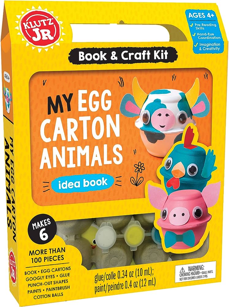 My Egg Carton Animals - Book & Craft Kit