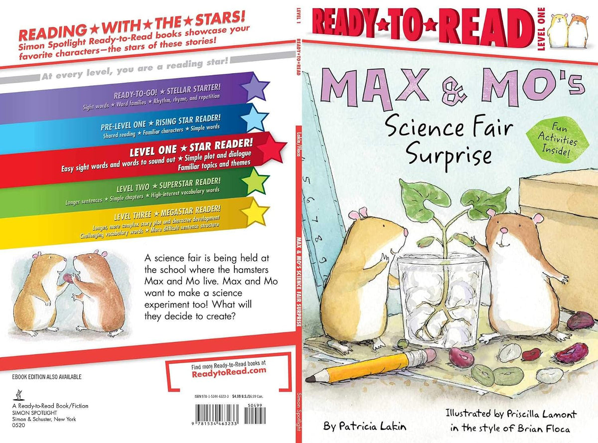Ready to Read Level 1 - Max & Mo's Science Fair Surprise - جاهز للقراءة، المستوى 1 - مفاجأة معرض ماكس آند مو للعلوم