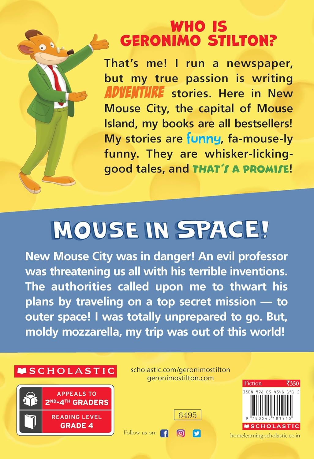 Geronimo Stilton #52 - Mouse In Space - جيرونيمو ستيلتون #52 - فأر في الفضاء