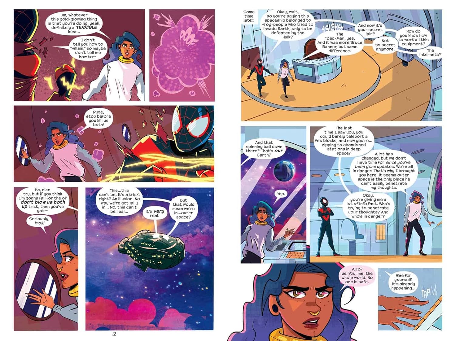 مارفل مايلز موراليس - المد والجزر الغريبة (الرواية المصورة الأصلية للرجل العنكبوت)