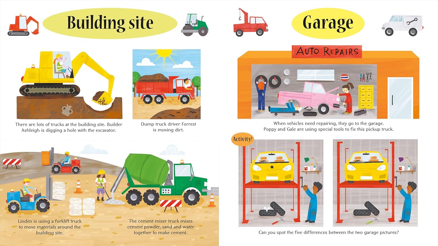 Priddy Books: Trucks - Pop-Up Places - Priddy Books: شاحنات - أماكن منبثقة