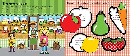 Priddy Books: Let's Pretend Sets -  Play Shop (Book and Puzzle) - كتب بريدي: مجموعات "هيا نتظاهر" - متجر الألعاب (كتاب وتركيب صور)