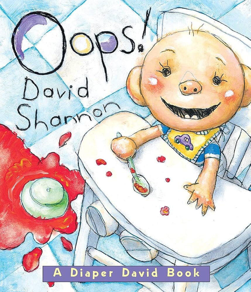 OOPS! (Diaper David) Board Book - أُووبس! (حفاضات ديفيد) كتاب متنها