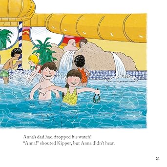 First Experiences with Biff, Chip And Kipper: Learning to Swim (Picture Book - New Collection) - التجارب الأولى مع بيف وتشيب وكيبر: تعلم السباحة (كتاب مصور - مجموعة جديدة)