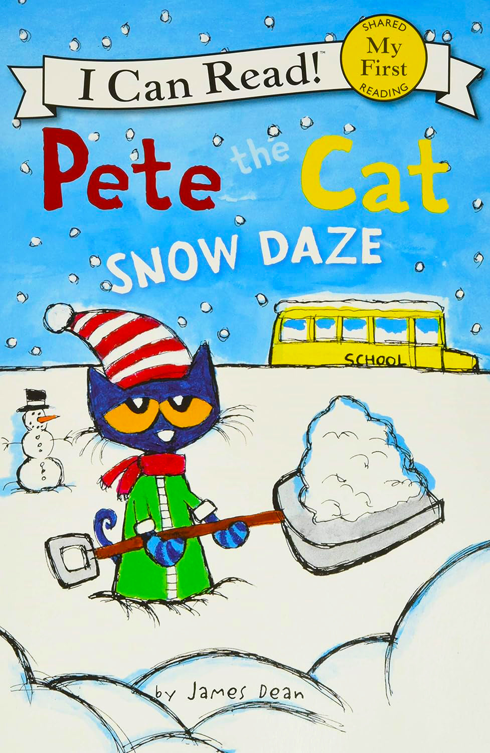 I Can Read! Pete The Cat - Snow Daze - A Winter and Holiday Book- My First Reading - أنا أستطيع القراءة! - بيت القط - حيوان أليف لبيت