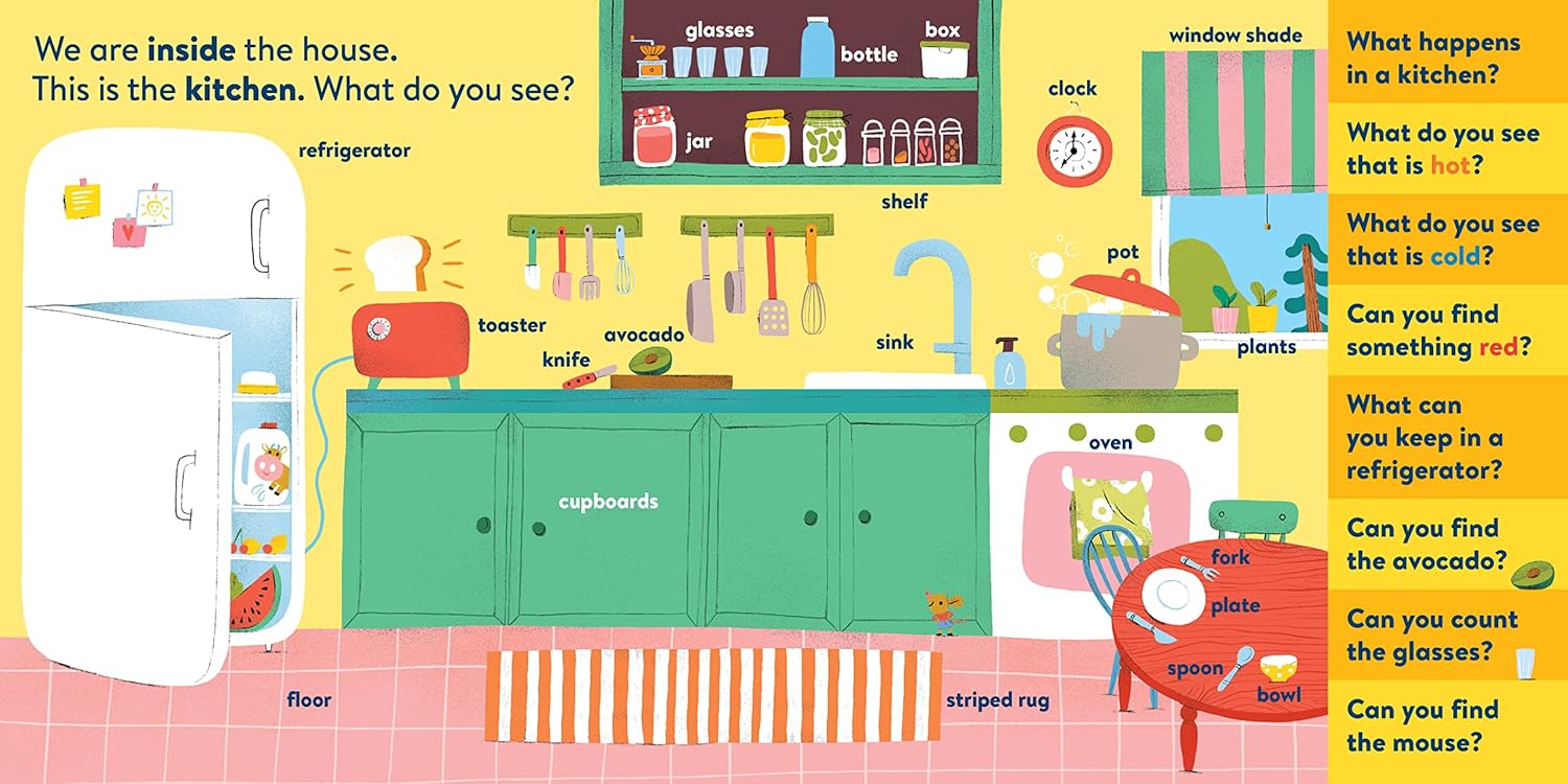 My First Brain Quest: First Words Around The World - A Question And Answer Book