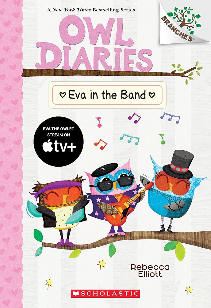 Owl Diaries #17 - Eva in the Band - The Branches Book - يوميات البومة رقم 17 - إيفا في الفرقة - كتاب الفروع