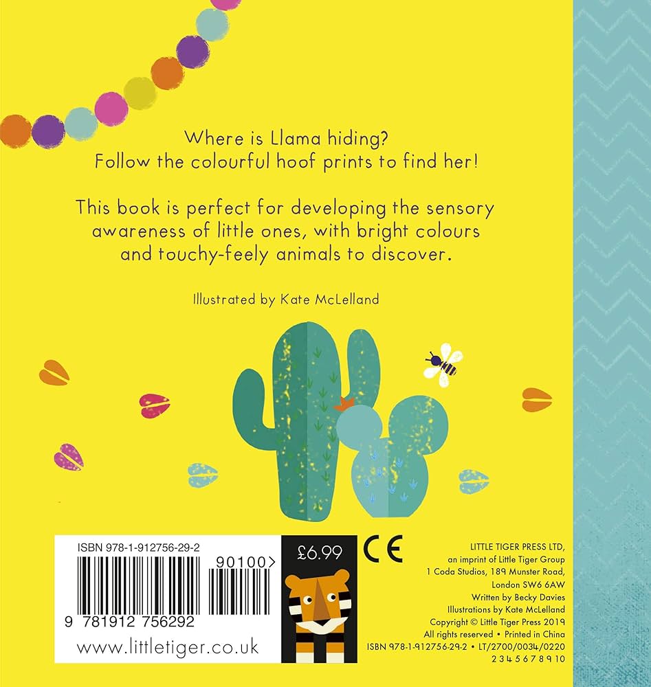 Where's My Llama? - Touch And Feel Board Book