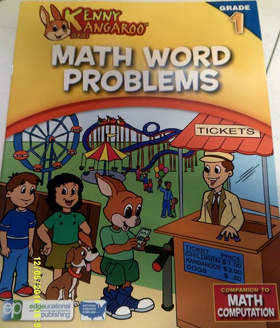Kenny Kangaroo; Math Word Problems Grade 1 - الكنغر كيني؛ مسائل رياضية كلامية للصف الأول
