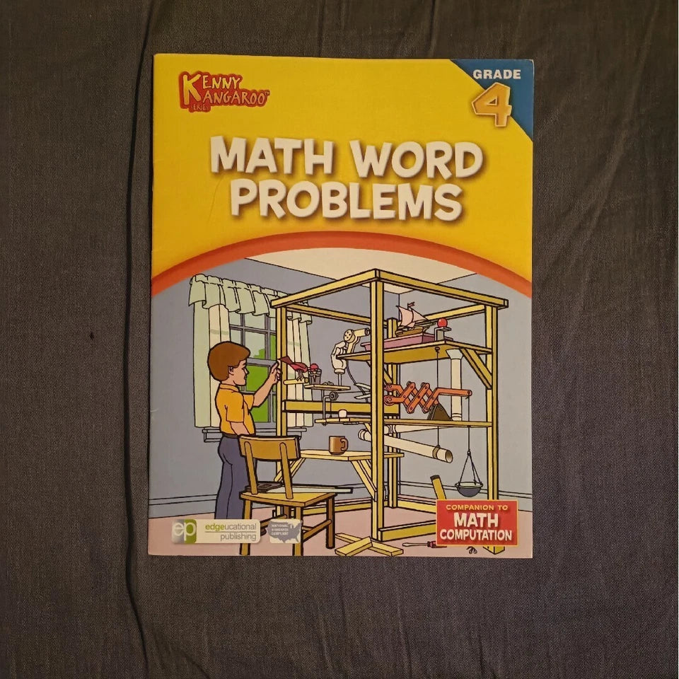 Kenny Kangaroo; Math Word Problems Grade 4 - كيني الكنغر؛ مسائل رياضية كلامية للصف الرابع