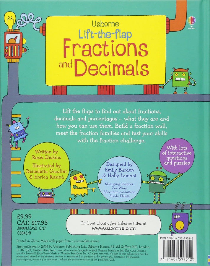 Usborne - Lift-the-Flap - Fractions and Decimals