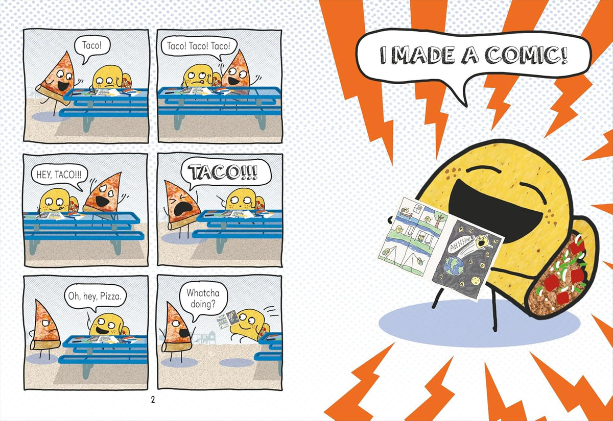 Pizza and Taco Graphic Novel #03: Super-Awesome Comic!