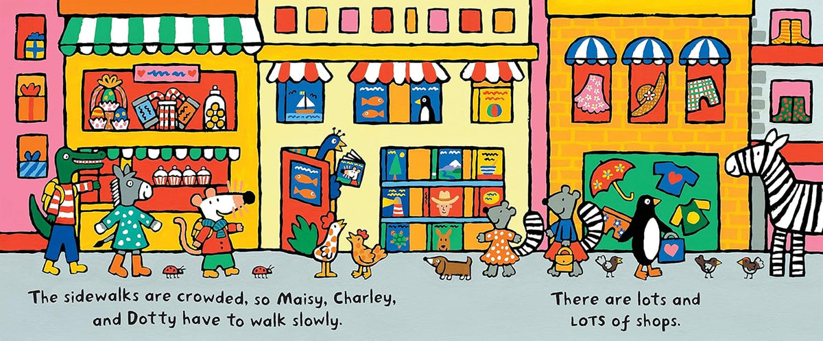 Maisy First Experiences Book: Maisy Goes to the City - كتاب ميسي الخبرات الأولى: ميسي تذهب إلى المدينة