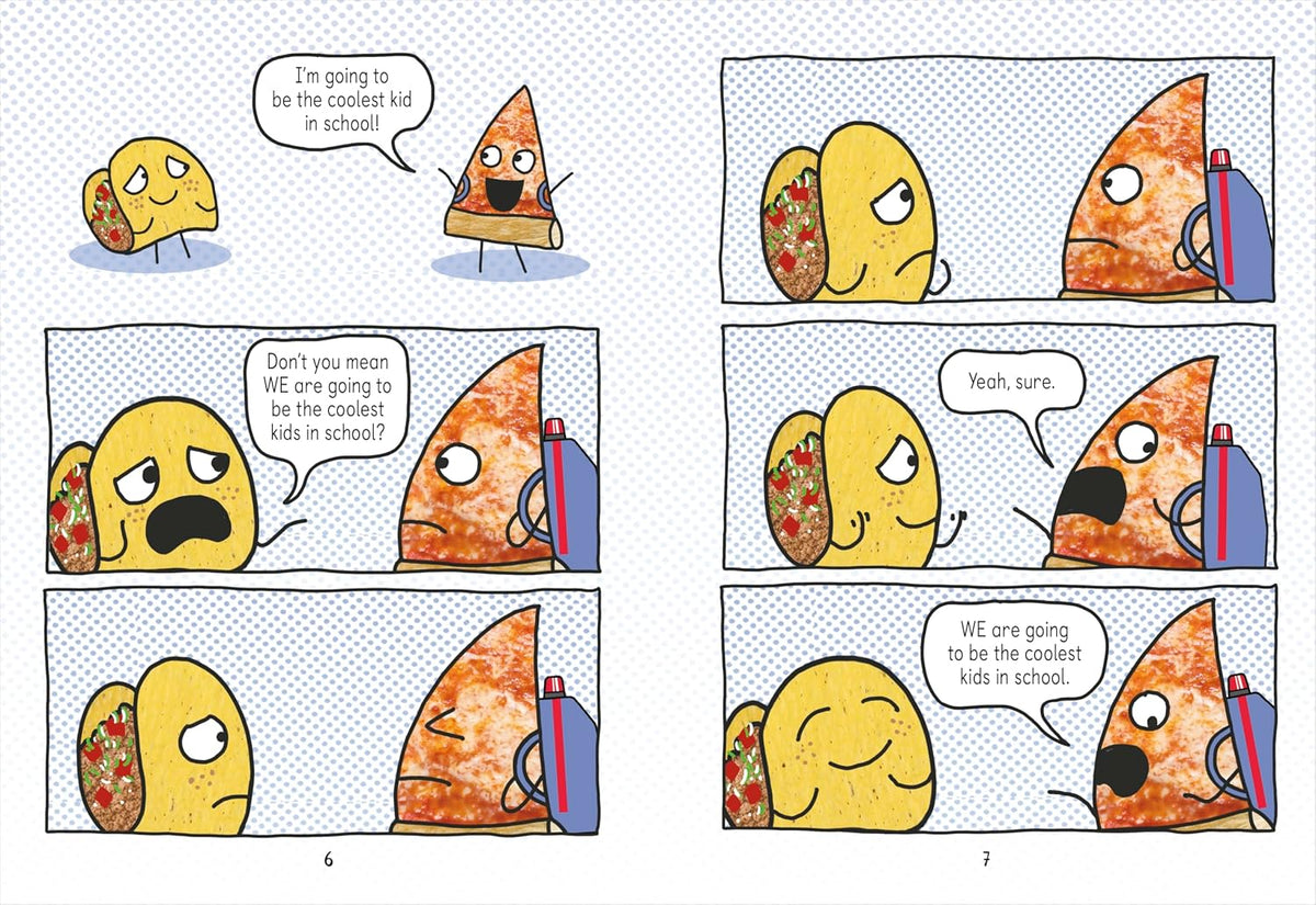 Pizza and Taco Graphic Novel #04: Too Cool for School!