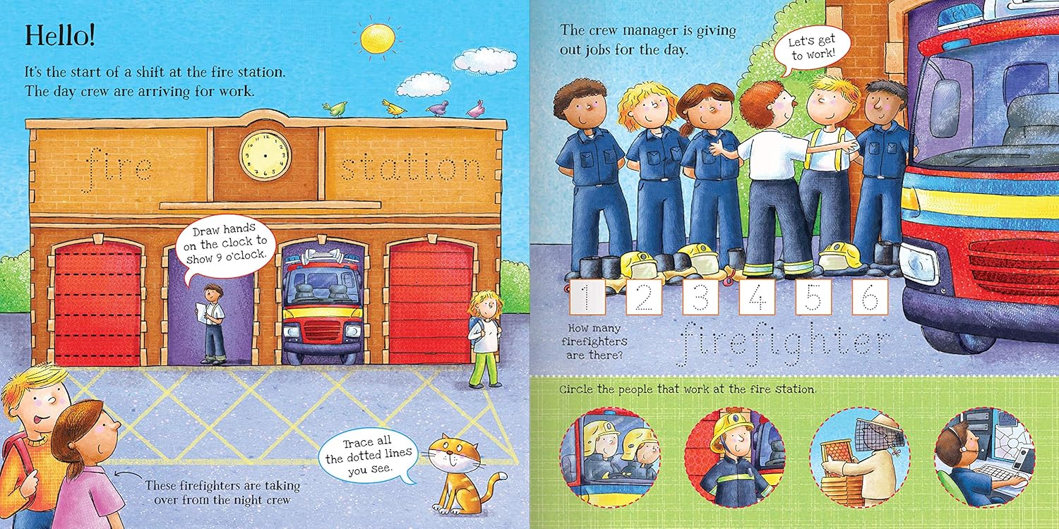 LETS GO TO THE FIRE STATION - لنذهب إلى محطة الإطفاء