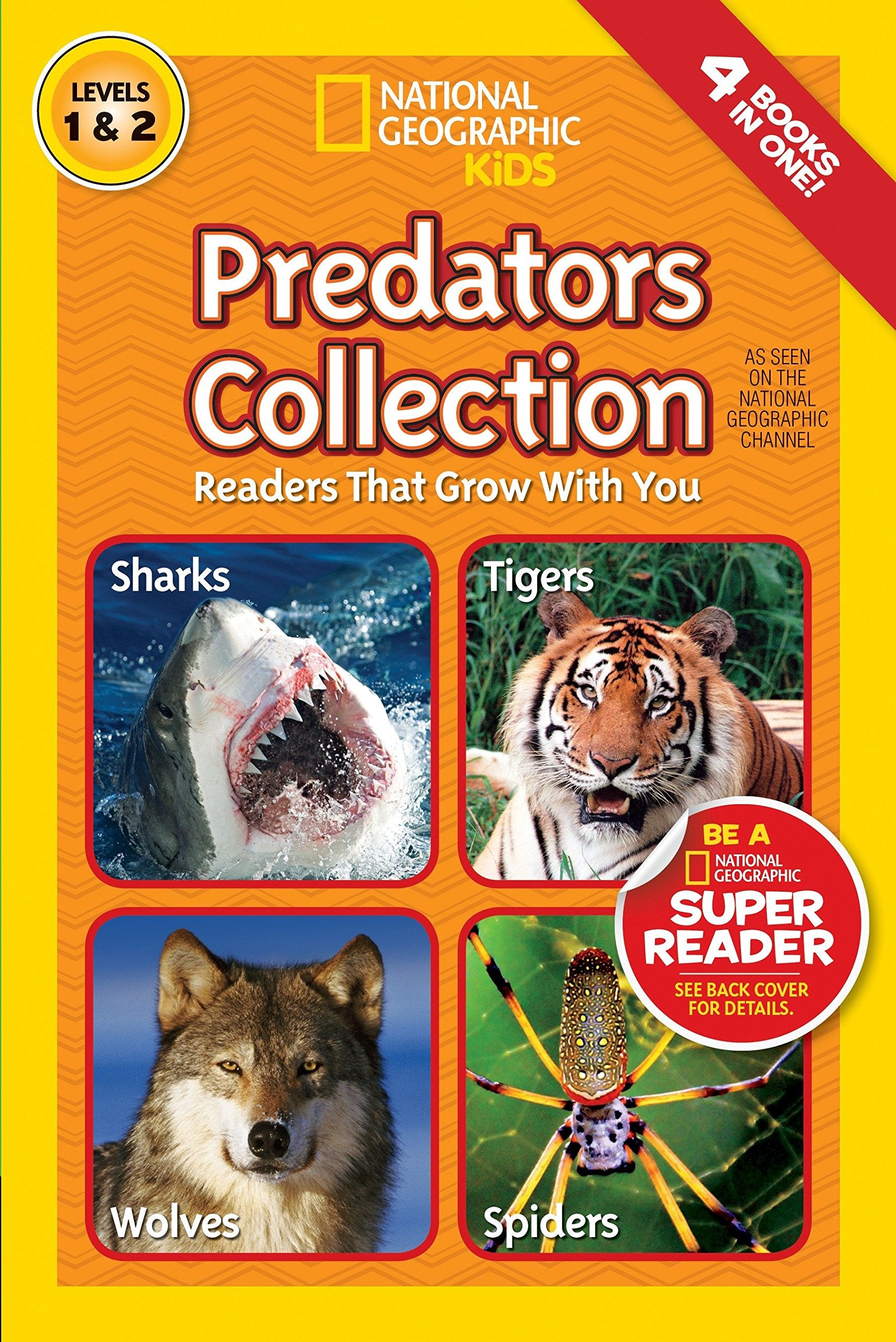 NATIONAL GEOGRAPHIC KIDS - Predators Collection - Readers That Grow With You - Levels 1&2