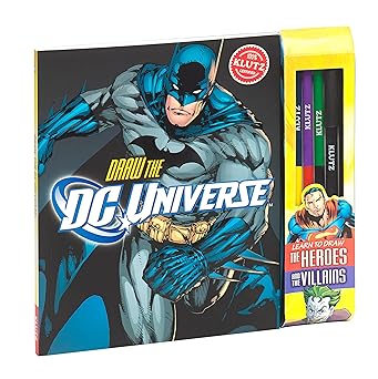 Klutz: Draw The DC Universe - Learn To Draw The Heroes And The Villains - أشياء غير تقليدية يمكن رسمها (التجليد الحلزوني)