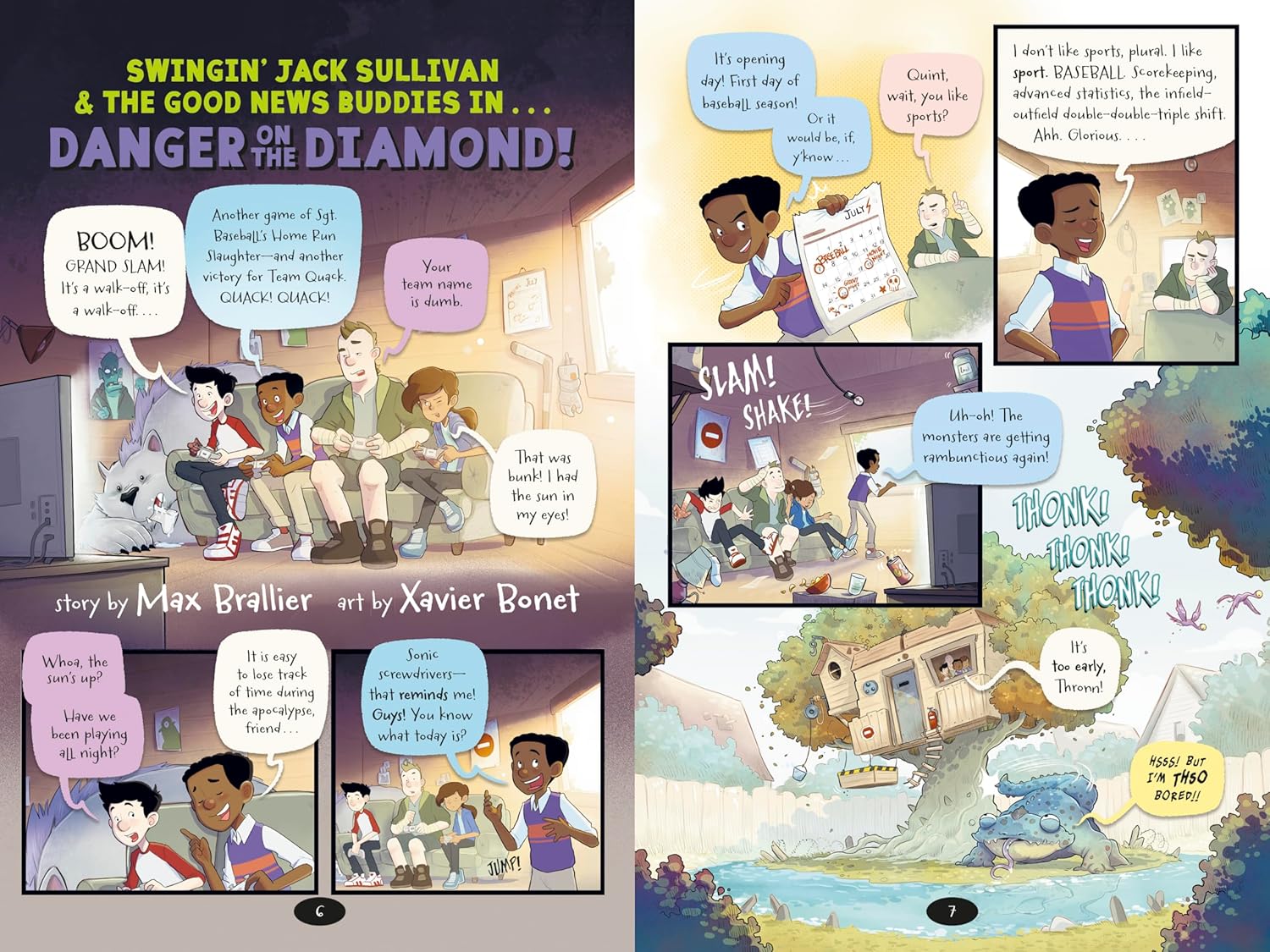 The Last Kids on Earth:  Thrilling Tales from the Tree House - (Graphic Novel Full Colour) - آخر الأطفال على الأرض وملك الكابوس