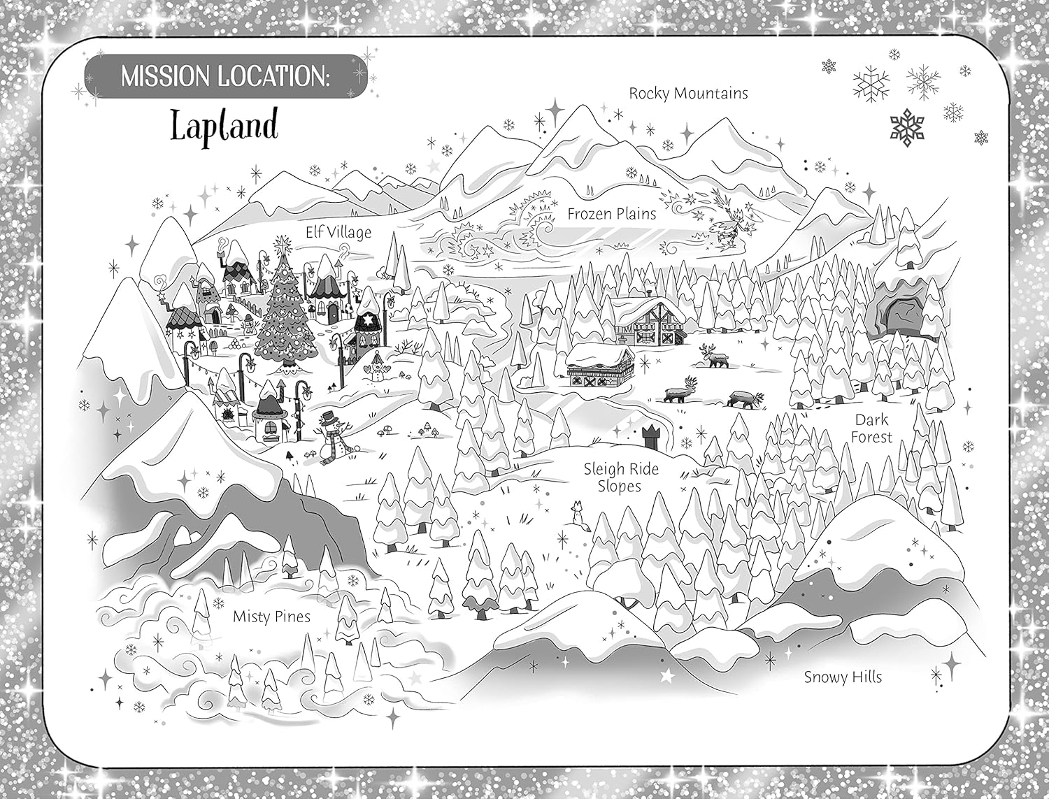 Usborne A Sticker Dolly Stories #09: Christmas Mystery - A Princess Dolls Story