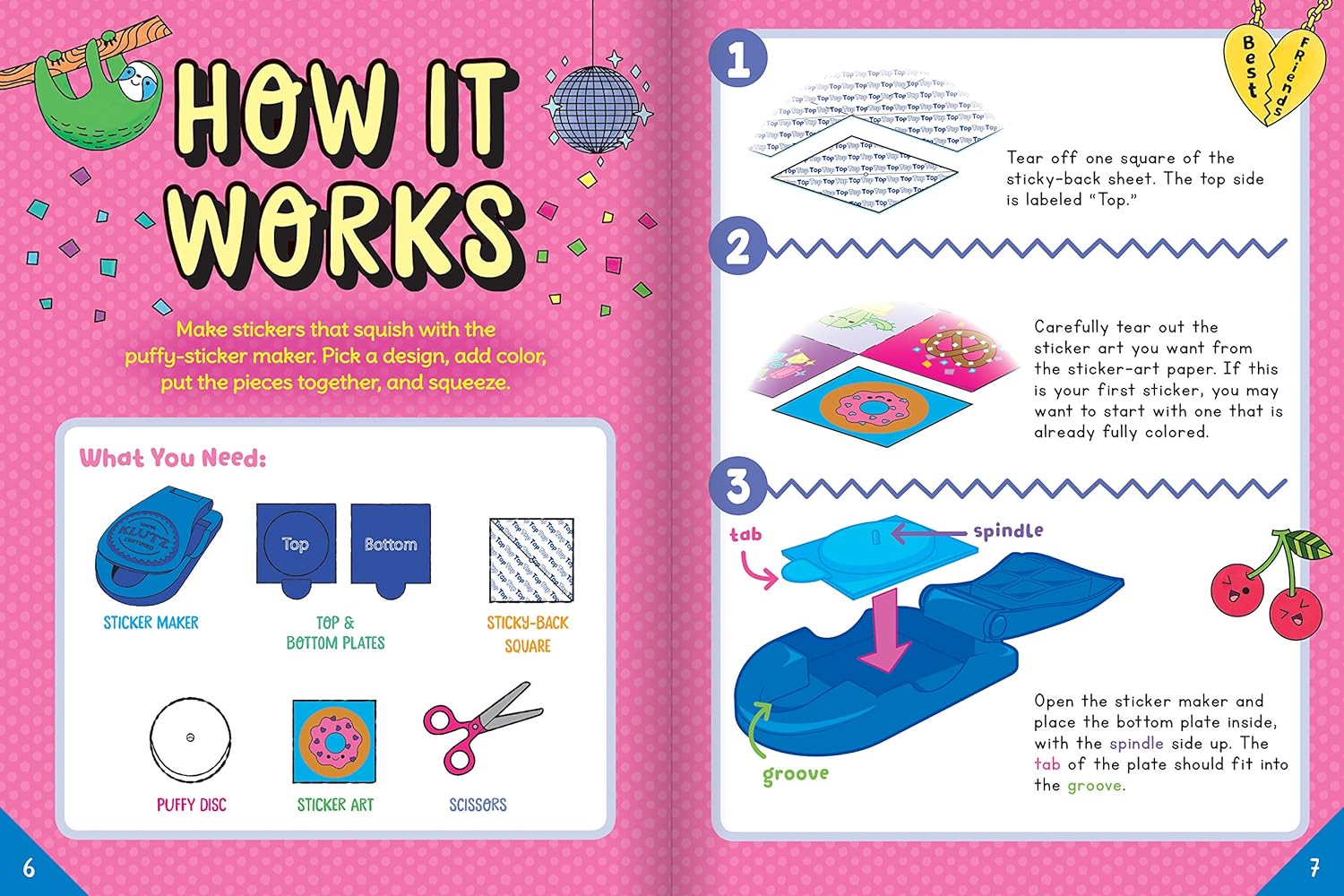 Klutz: Make Your Own Puffy Stickers - Book & Activity Kit