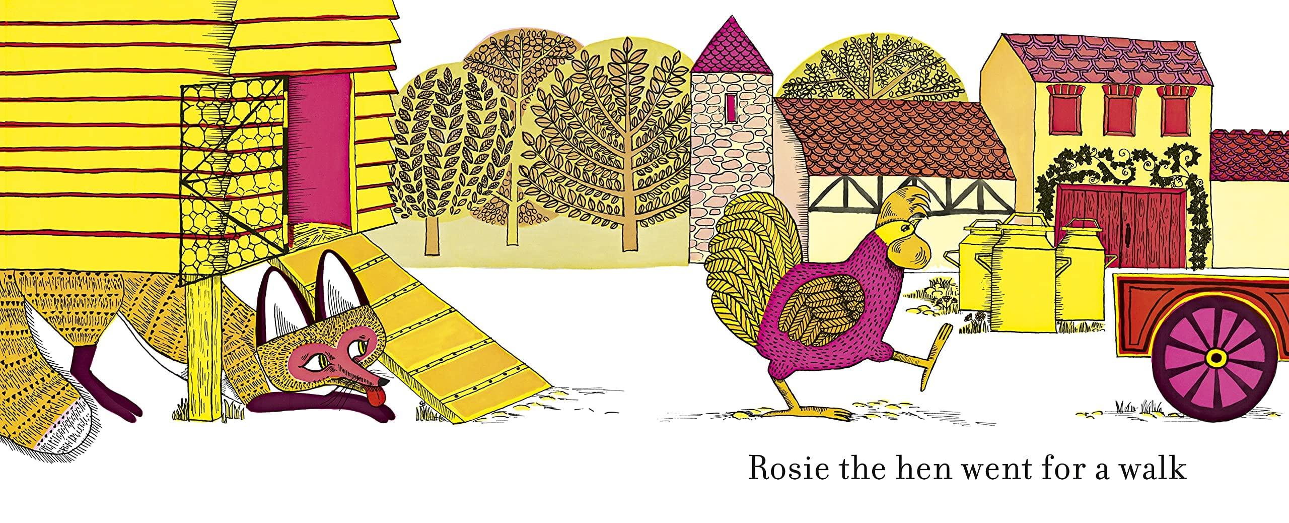 Rosie's Walk - Paperback - مسيرة روزي - غلاف ورقي عادي