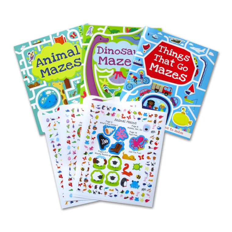 Fun Mazes Sticker Pack - مجموعة ملصقات متاهات ممتعة