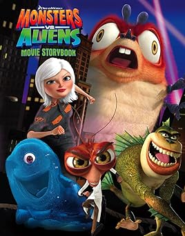 Monsters Vs Aliens - Movie Storybook - الوحوش ضد الكائنات الفضائية - كتاب قصة الفيلم