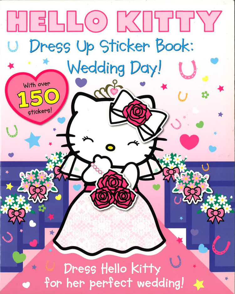 Hello Kitty Dress Sticker Book Wedding Day