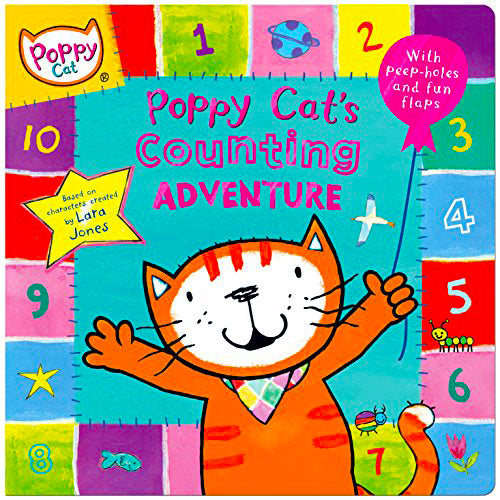 Poppy Cat - Poppy Cat's Counting Adventure - With Peep Holes and Fun Flaps