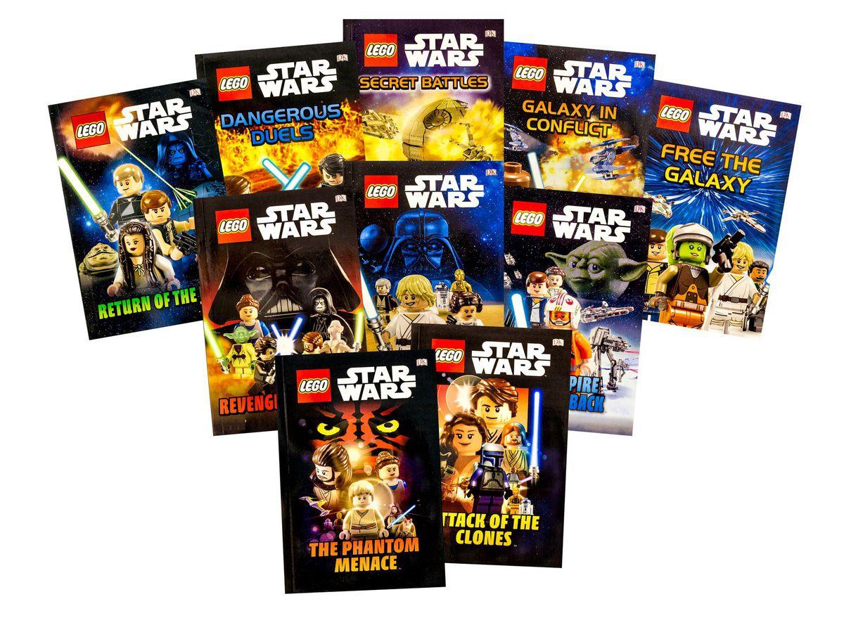Lego Star Wars Galactic Adventures -10 Books Collection