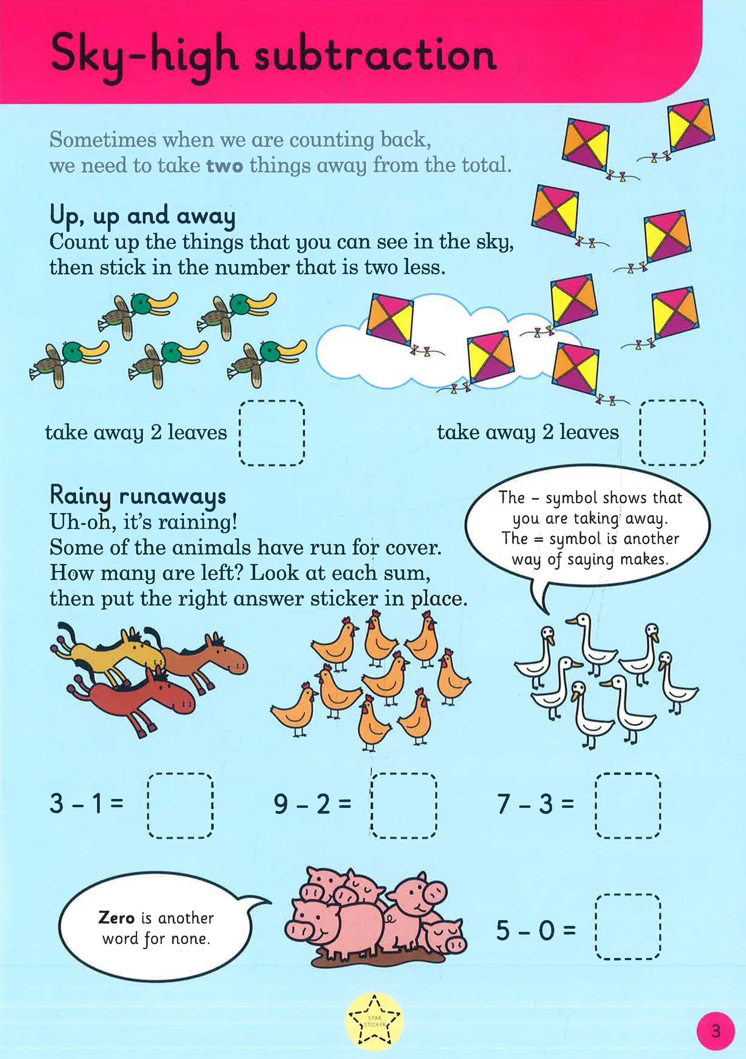 Learn With Ladybird: Taking Away Activity Book - تعلم مع الدعسوقة: أخذ كتاب الأنشطة بعيدًا