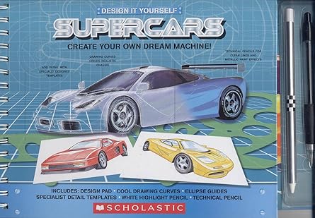 Design It Yourself - Supercars Hardcover