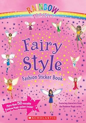 Rainbow Magic: Fairy Style - Fashion Sticker Book - ألوان قوس قزح الساحرة: أسلوب الجنيات - كتاب ملصقات الأزياء