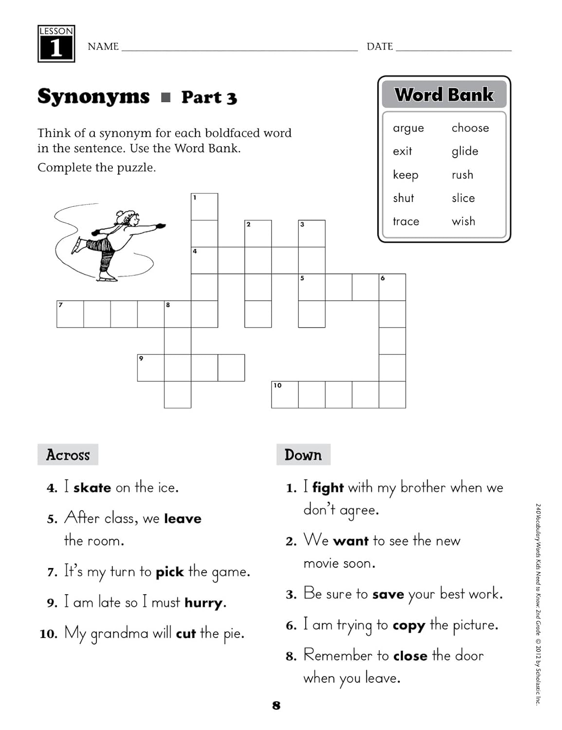 Scholastic Teaching Resources - 240 Vocabulary Words Kids Need to Know - Grade 2