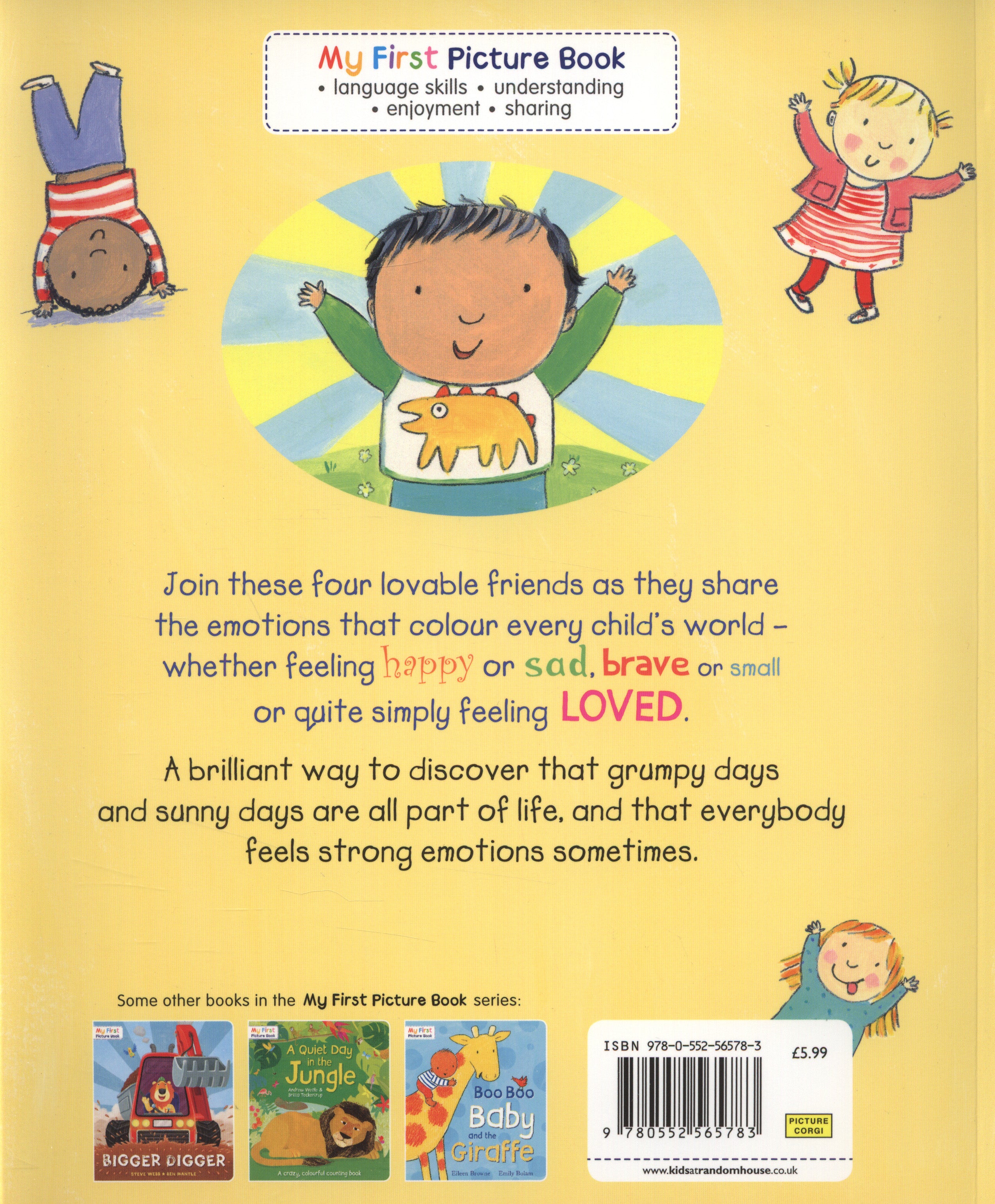 My First Picture Book - Sometimes I Feel Sunny - A Funny, Sunny Book Full Of Feelings