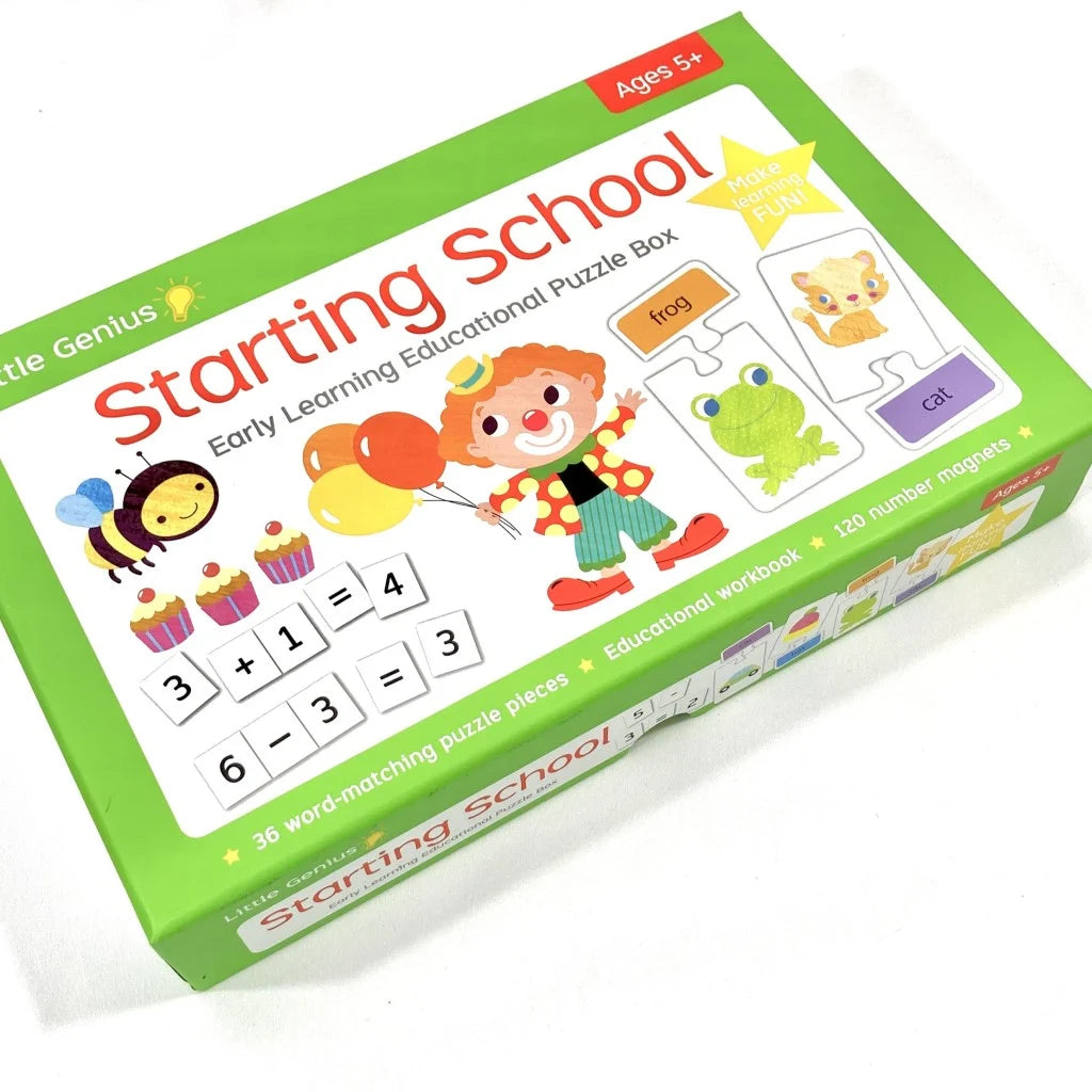 Little Learning Box Little Genius Early Learning Puzzle Box - Starting School
