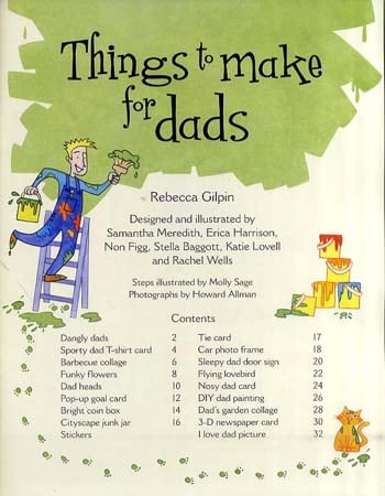 Usborne Activities - Things To Make For Dads