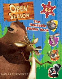 Open Season: Reusable Sticker Book - موسم الصيد: كتاب الملصقات القابلة لإعادة الاستخدام